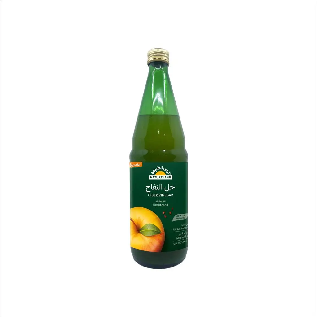 خل التفاح غير مفلتر عضوي